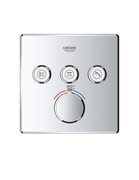 Grohe 29142 Grt Smartcontrol Thm Trim Square 3Sc Us
