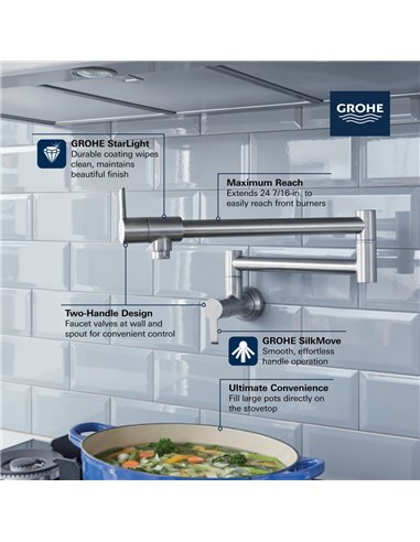 Grohe 31075 Ladylux L2 Pot Filler