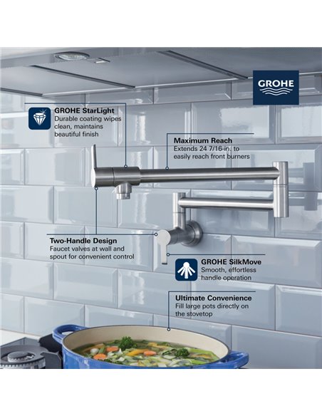 Grohe 31075 Ladylux L2 Pot Filler
