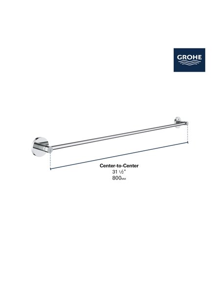 Grohe 40386 Essentials Towel Rail 800Mm