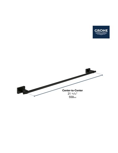 Grohe 40509 Essentials Cube Towel Rail 558Mm