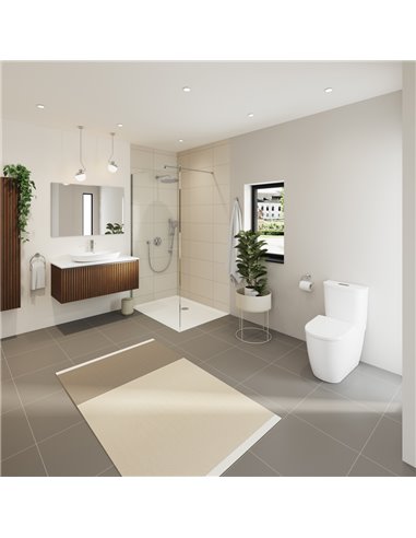 Grohe 103070 Rainshower SmartControl Thermostatic Dual Function Shower Kit 