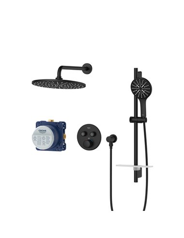 Grohe 103070 Rainshower SmartControl Thermostatic Dual Function Shower Kit 