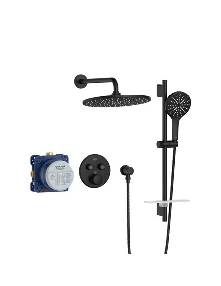 Grohe 103070 Rainshower SmartControl Thermostatic Dual Function Shower Kit 