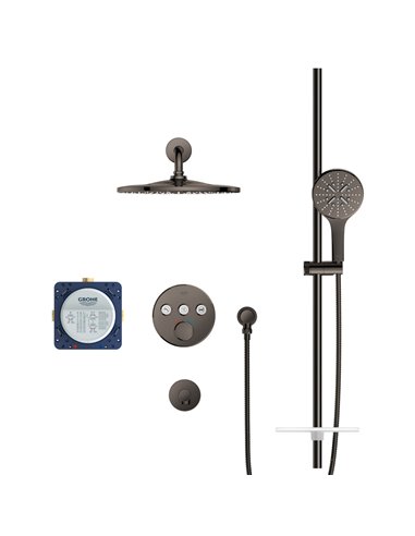 Grohe 103082 Rainshower SmartControl Thermostatic Triple Function Shower Kit