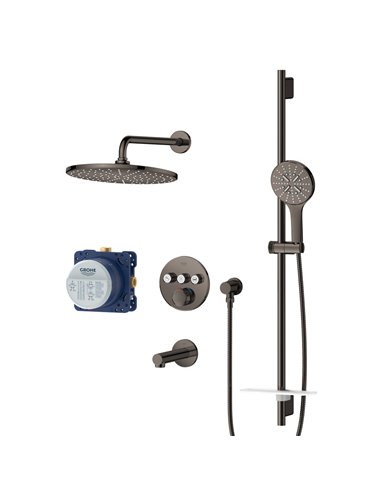 Grohe 103082 Rainshower SmartControl Thermostatic Triple Function Shower Kit