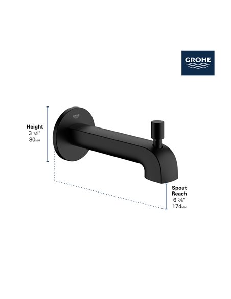 Grohe 13399 Defined Diverter Tub Spout
