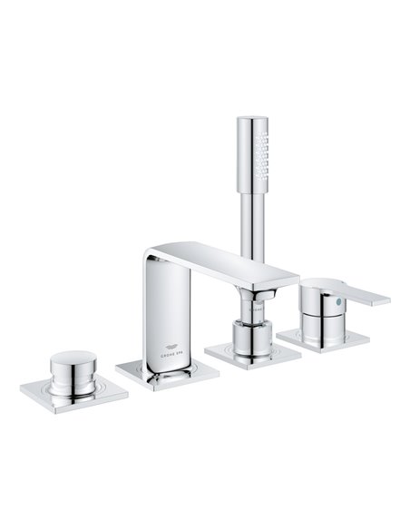 Grohe 19316 Allure New 4-Hole Single-Handle Deck Mount Roman Tub Faucet with 1.75 GPM Hand Shower