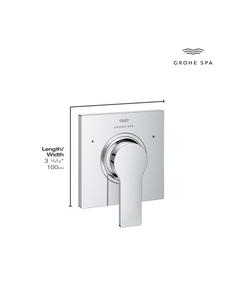 Grohe 19591 Allure New 3-Way Diverter Valve Trim