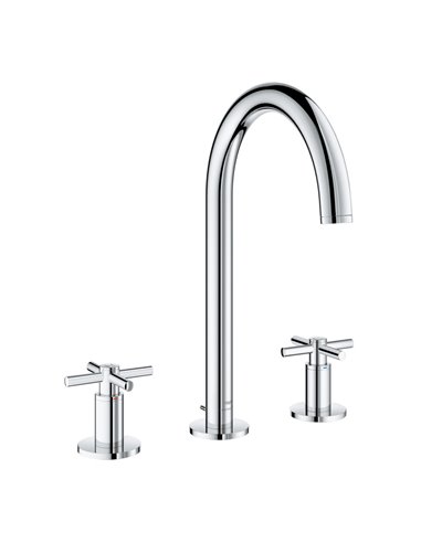 Grohe 20659 Atrio New 8-inch Widespread 2-Handle M-Size Bathroom Faucet 1.2 GPM