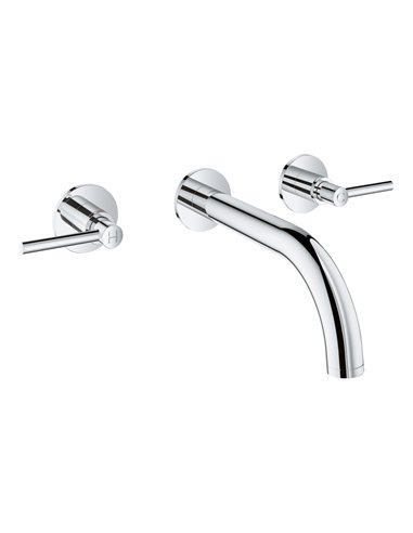 Grohe 20663 Atrio New 2-Handle Wall Mount Faucet 1.2 GPM