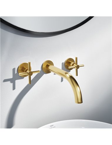Grohe 20663 Atrio New 2-Handle Wall Mount Faucet 1.2 GPM
