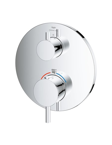 Grohe 24360 Atrio New Single Function 2-Handle Thermostatic Valve Trim