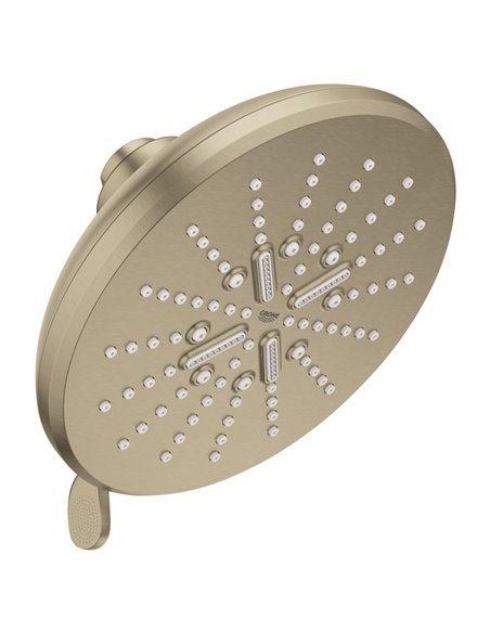 Grohe 26789 Rainshower Shower Head, 6-1/2" - 3 Sprays, 1.75gpm