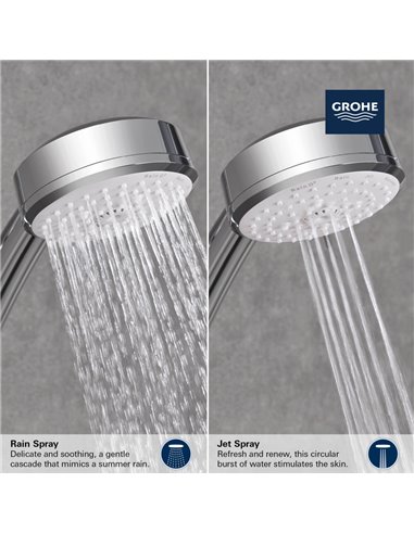 Grohe 27571 Tempesta 100 Hand Shower - 2 Sprays, 5.7 L/min (1.5 gpm)