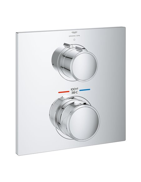 Grohe 29178 Allure New Dual Function 2-Handle Thermostatic Valve Trim