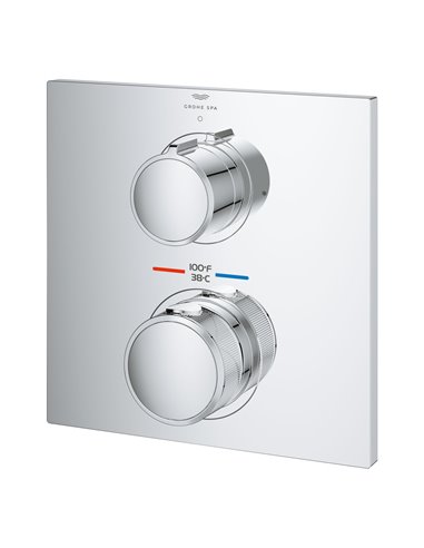 Grohe 29178 Allure New Dual Function 2-Handle Thermostatic Valve Trim