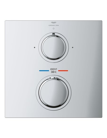 Grohe 29178 Allure New Dual Function 2-Handle Thermostatic Valve Trim