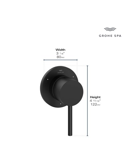 Grohe 29409 Atrio New 3-Way Diverter Trim