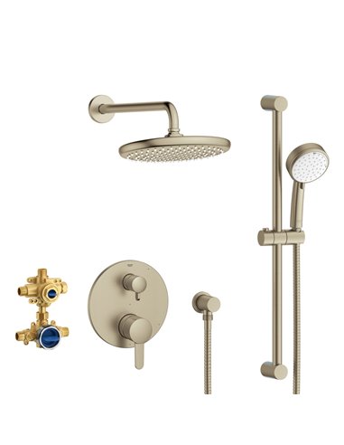 Grohe 29428 Cosmopolitan Pressure Balance Rain Shower Set