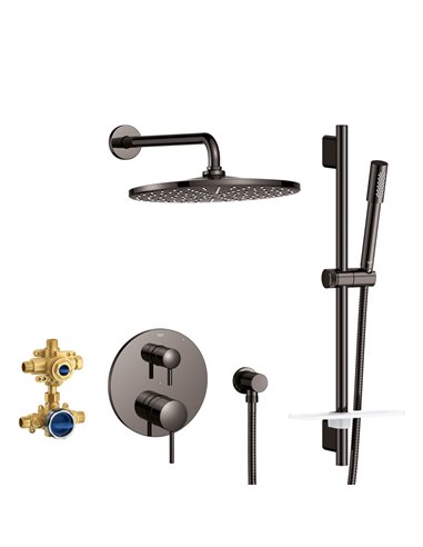 Grohe 29430 Timeless Pressure Balance Rain Shower Set