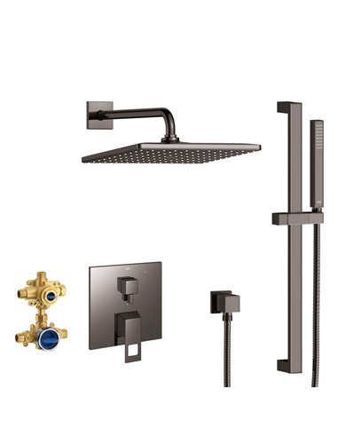 Grohe 29432 Eurocube Pressure Balance Rain Shower Set