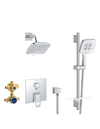 Grohe 29433 Eurocube Pressure Balance Shower Set