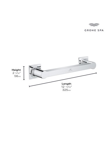 Grohe 40955 Allure New 12" Grab Bar