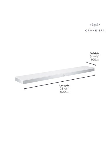 Grohe 40965 Allure New 14 3/16" Shelf