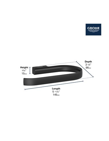 Grohe 40974 Defined Paper Holder