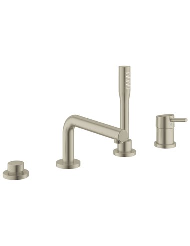 Grohe 19576 Concetto 4-Hole Single-Handle Deck Mount Roman Tub Faucet with 6.6 L/min - 1.75 GPM Hand Shower