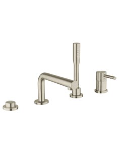 Grohe 19578 Essence New 4-Hole Single-Handle Deck Mount Roman Tub Faucet with 6.6 L/min - 1.75 GPM Hand Shower 2
