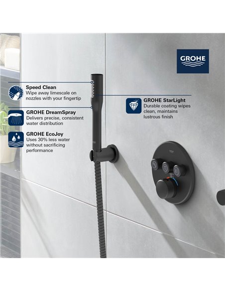 Grohe 26466 Euphoria Stick Hand Shower - 1 Spray 6.6 L/min - 1.75 GPM