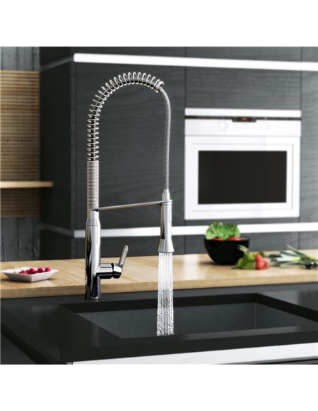 Grohe 32951 K7 Single-Handle Semi-Pro Dual Spray Kitchen Faucet 6.6 L/min - 1.75 GPM
