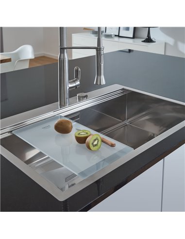 Grohe 32951 K7 Single-Handle Semi-Pro Dual Spray Kitchen Faucet 6.6 L/min - 1.75 GPM