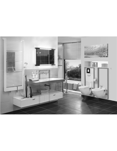 Grohe 38553 Rapid SL 2" x 6" In Wall Carrier For Bidet