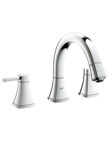 Grohe 25154 Grandera 3-Hole 2-Handle Deck Mount Roman Tub Faucet