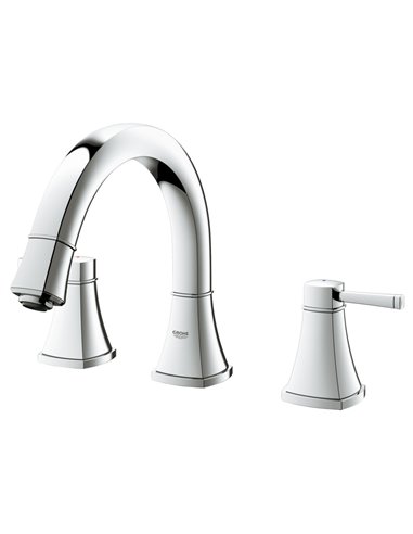 Grohe 25154 Grandera 3-Hole 2-Handle Deck Mount Roman Tub Faucet