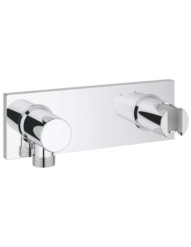 Grohe 27621 Grohtherm Wall Union With Integrated Hand Shower Holder