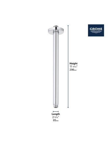 Grohe 28492 Rainshower 12? Ceiling Shower Arm