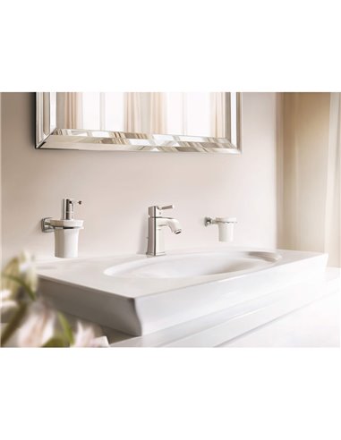 Grohe 40627 Grandera Ceramic Soap Dispenser with Holder
