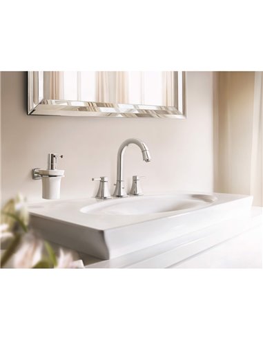 Grohe 40627 Grandera Ceramic Soap Dispenser with Holder
