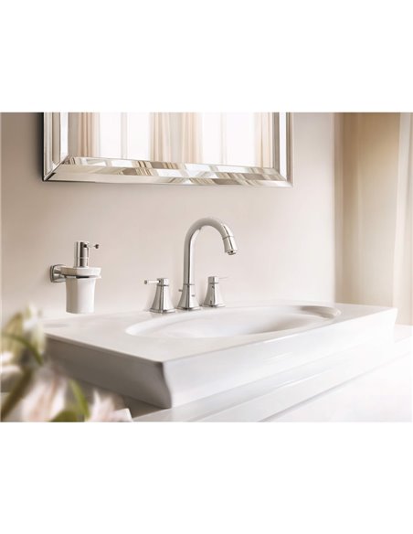 Grohe 40627 Grandera Ceramic Soap Dispenser with Holder