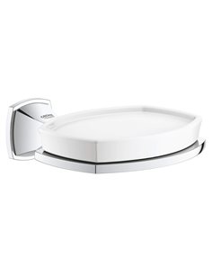 Grohe 40628 Grandera Ceramic Soap Dish with Holder 2