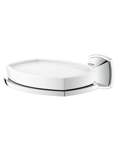 Grohe 40628 Grandera Ceramic Soap Dish with Holder