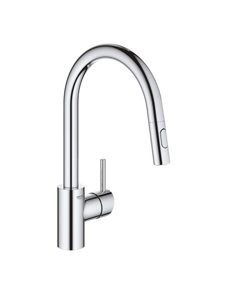 Grohe 31349 Concetto Single-Handle Pull Down Kitchen Faucet Dual Spray 5.7 L/min - 1.5 gpm 