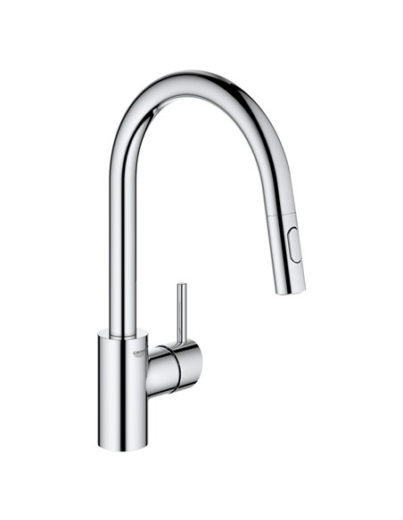Grohe 31349 Concetto Single-Handle Pull Down Kitchen Faucet Dual Spray 5.7 L/min - 1.5 gpm 