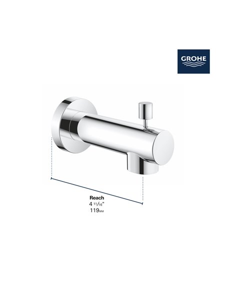Grohe 13366 Concetto Diverter Tub Spout