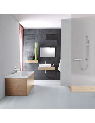 Grohe 19576 Concetto 4-Hole Single-Handle Deck Mount Roman Tub Faucet with 6.6 L/min - 1.75 GPM Hand Shower