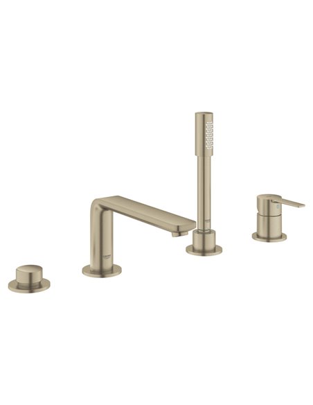 Grohe 19577 Lineare 4-Hole Single-Handle Deck Mount Roman Tub Faucet with 6.6 L/min - 1.75 GPM Hand Shower